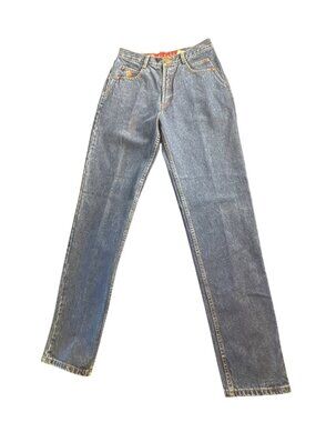 Posted Vintage 90s Women Sz 10 Straight Leg High Rise Mom Jeans 100% Cotton
